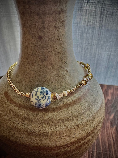 ONE OF A KIND — Portobello Indigo Bracelet